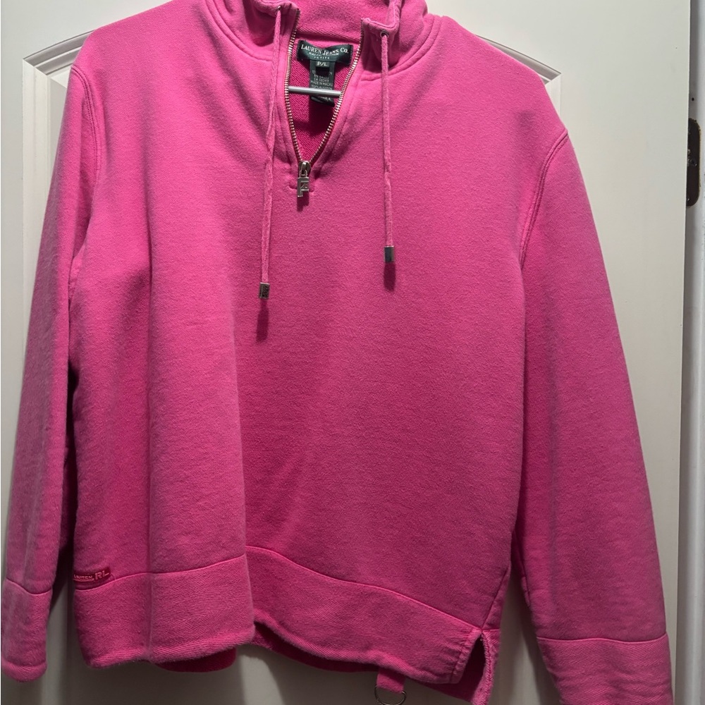Polo by Ralph Lauren Vibrant Pink Cowl Neck Sweater